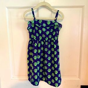 Kiwi Polka Dot Ruffle Sun Dress
